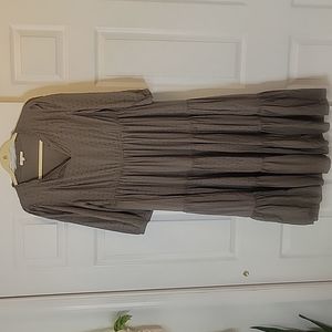 Tea N Rose Swiss Dot Prairie Dress